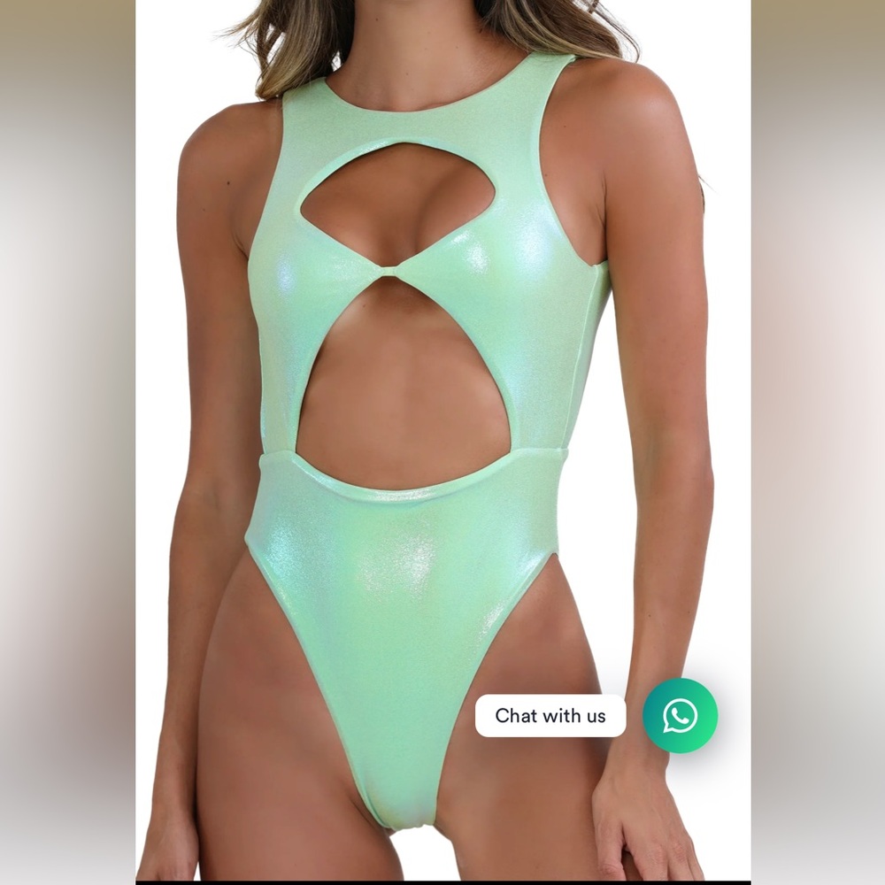 AlmaMia Swimwear SEAFOAM ONE PIECE